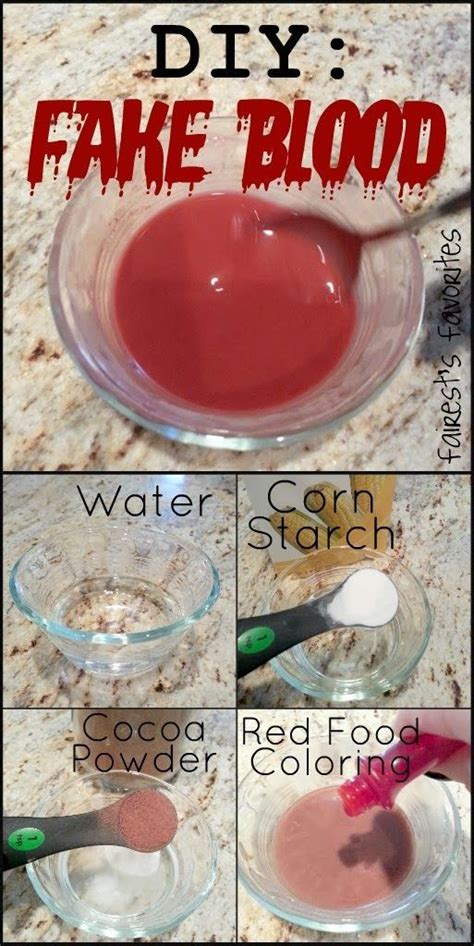 How to Make Fake Blood for the Creepiest 